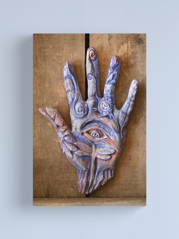 Alternate view of Hand Eye Canvas Print