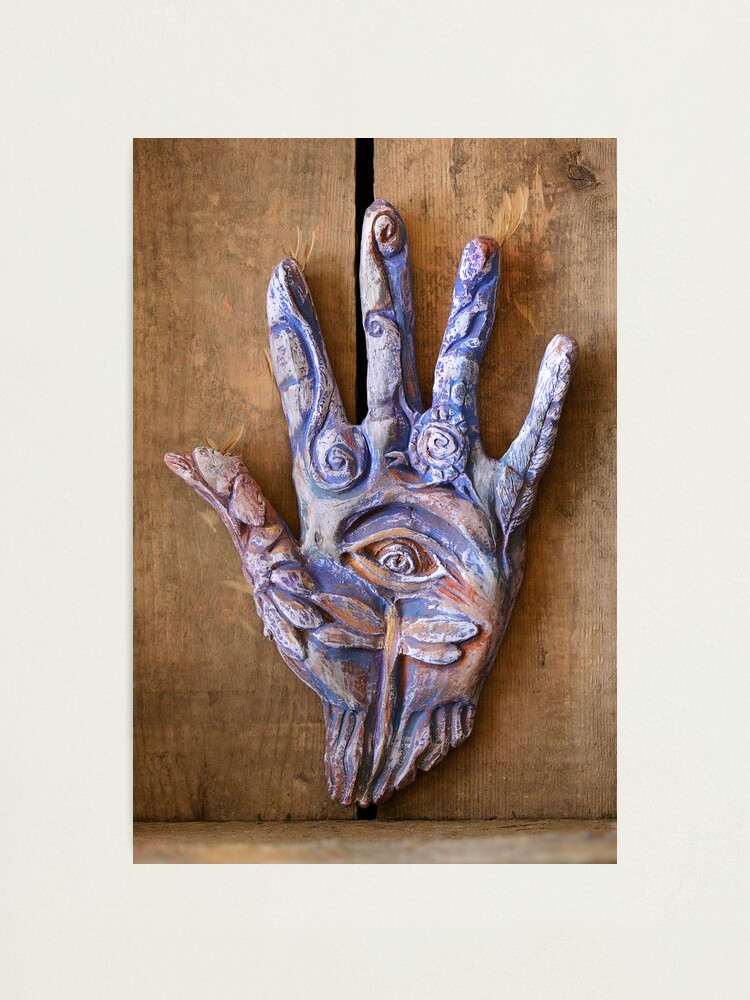 Alternate view of Hand Eye Photographic Print