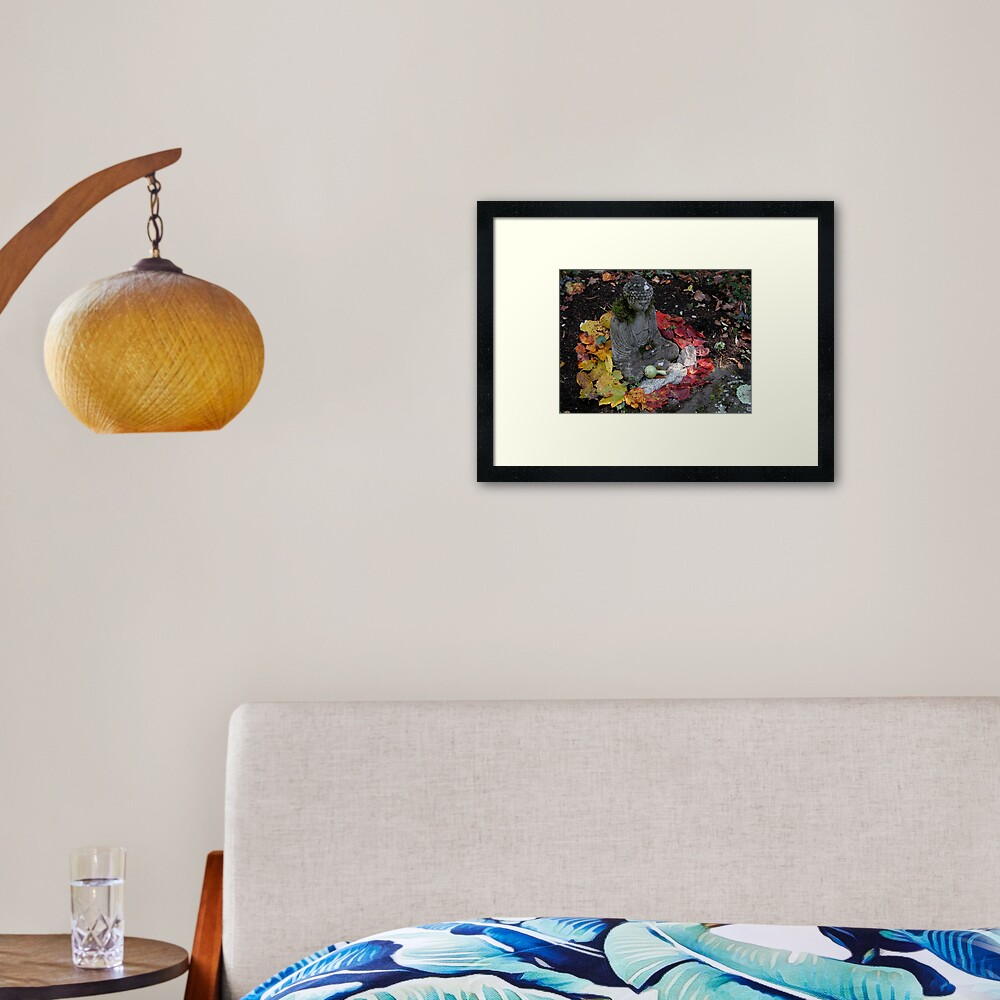 Buddha Mandala Framed Art Print