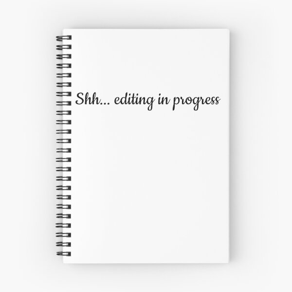 Item preview, Editing in Progress Black designed and sold by TeaRoseWriter.