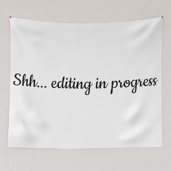 Item preview, Editing in Progress Black designed and sold by TeaRoseWriter.