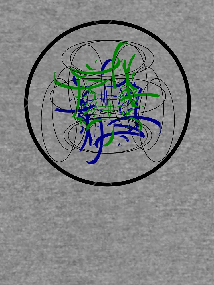 Thumbnail 6 of 6, Lightweight Sweatshirt, Abstract Rings designed and sold by EmblemThreads.