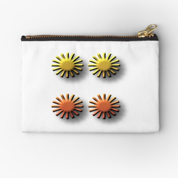 #circle, #sphere, #hexagon, #shape, abstract, illustration, design, pattern, separation, textured, square Zipper Pouch