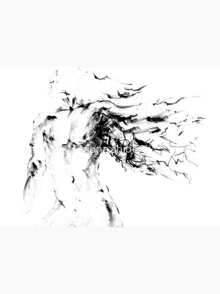 Thumbnail 2 of 2, Postcard, Thought Form - moving man I designed and sold by MonaShiber.