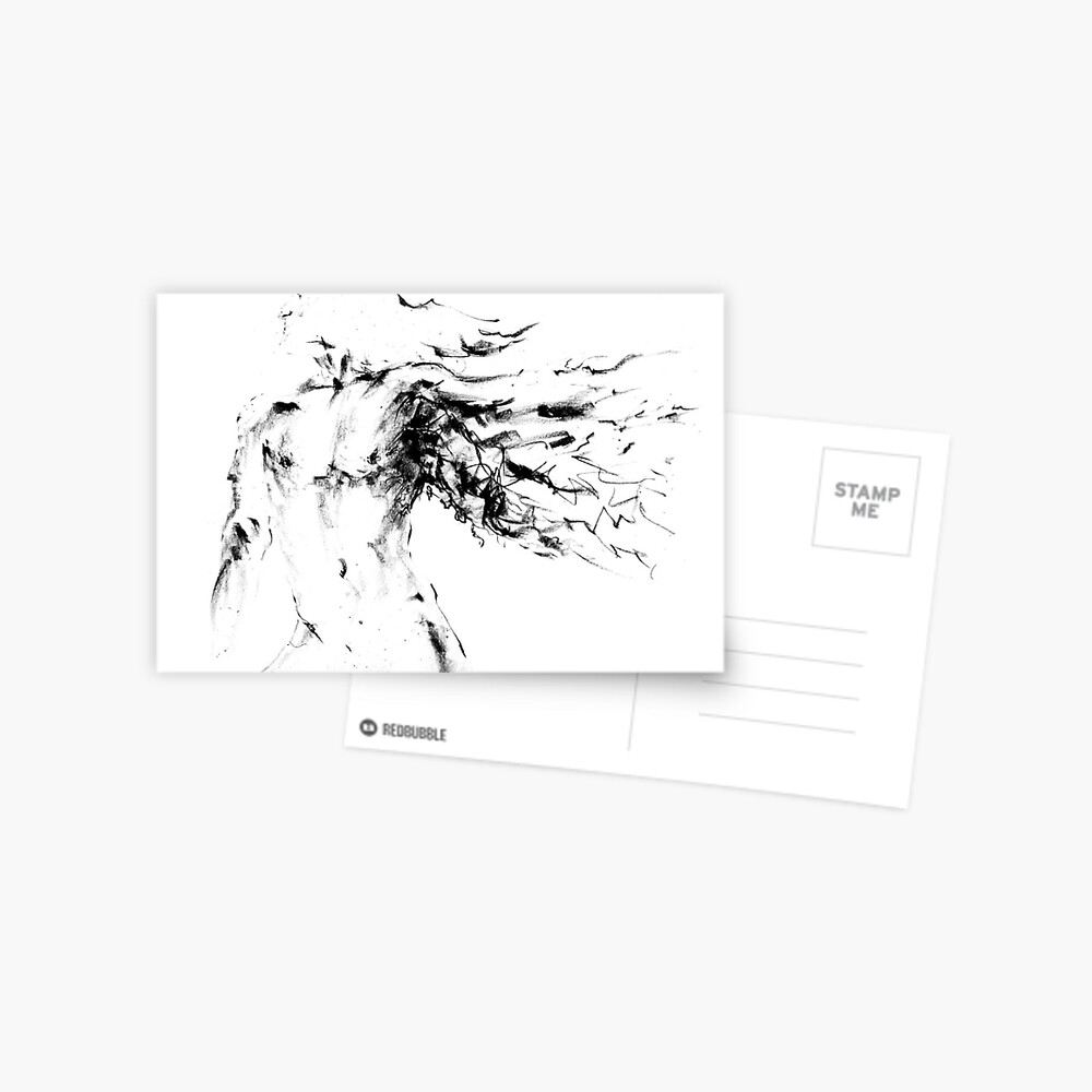 Thought Form - moving man I Postcard