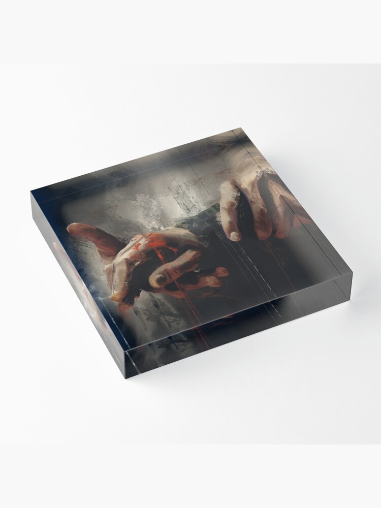 Alternate view of Hands Acrylic Block