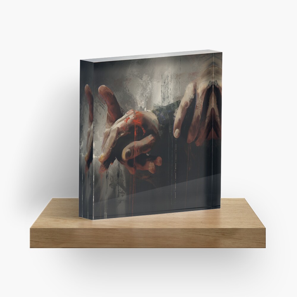 Hands Acrylic Block
