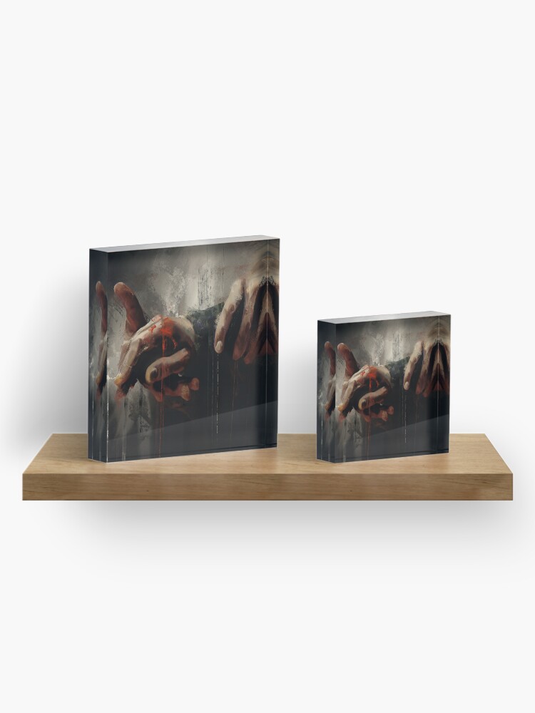 Alternate view of Hands Acrylic Block