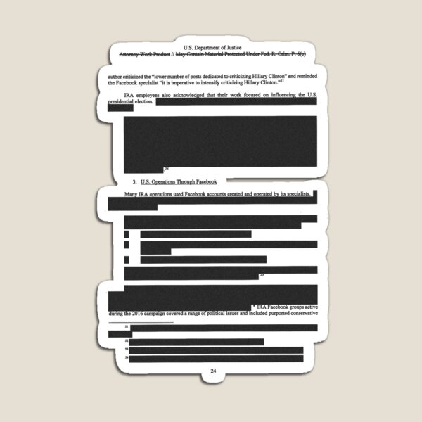 Item preview, Mueller Report designed and sold by Val Goretsky.