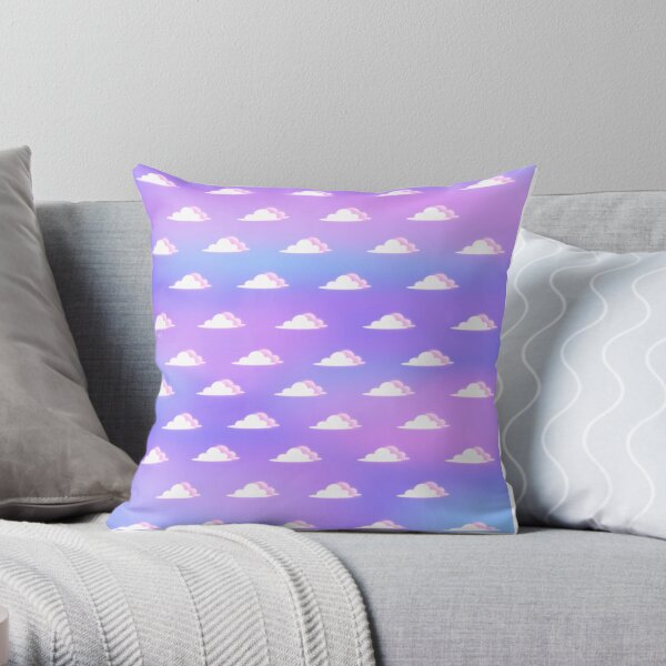 Soft Sky Pillows Cushions Redbubble