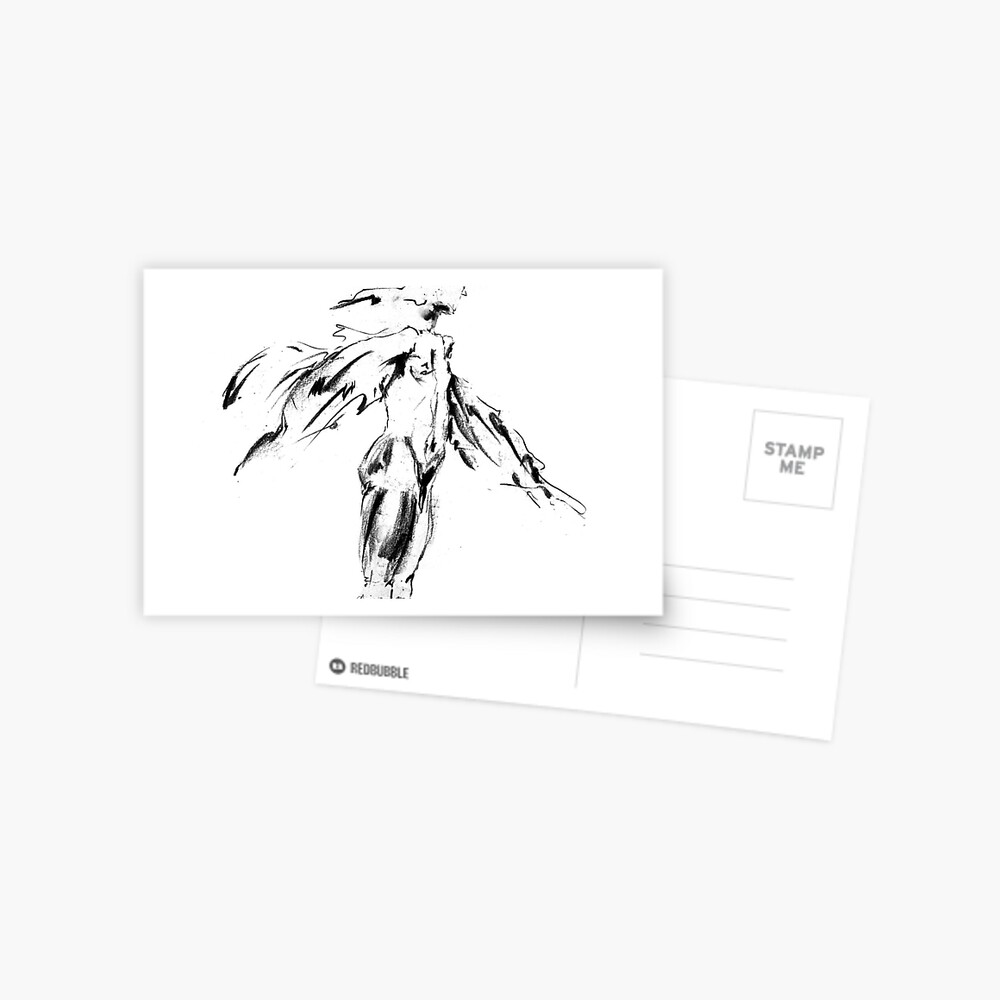 Thought Form - moving man II Postcard