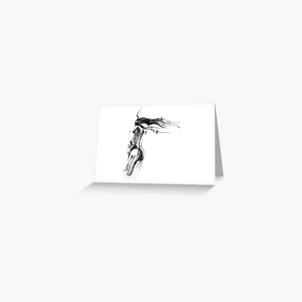 Thought Form - moving man III Greeting Card