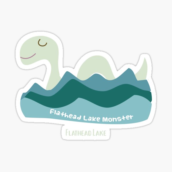 Item preview, The Flathead Lake Monster designed and sold by awkwarddesignco.