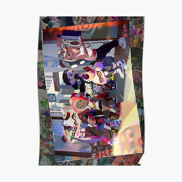 Off The Hook Poster Splatoon 2 1st Anniversary Poster