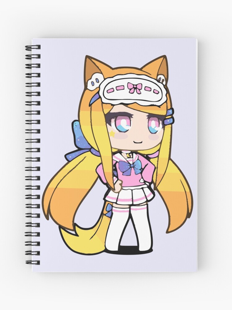 Cookie Gacha Life Spiral Notebook Ruled Line 