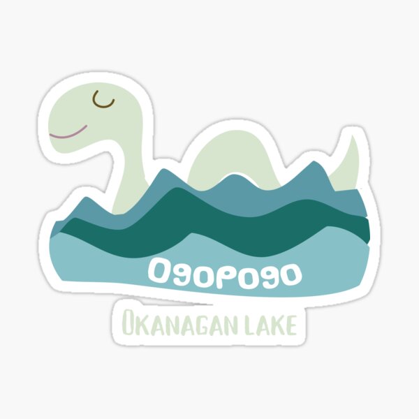 Ogopogo the Okanagan Lake Monster Sticker