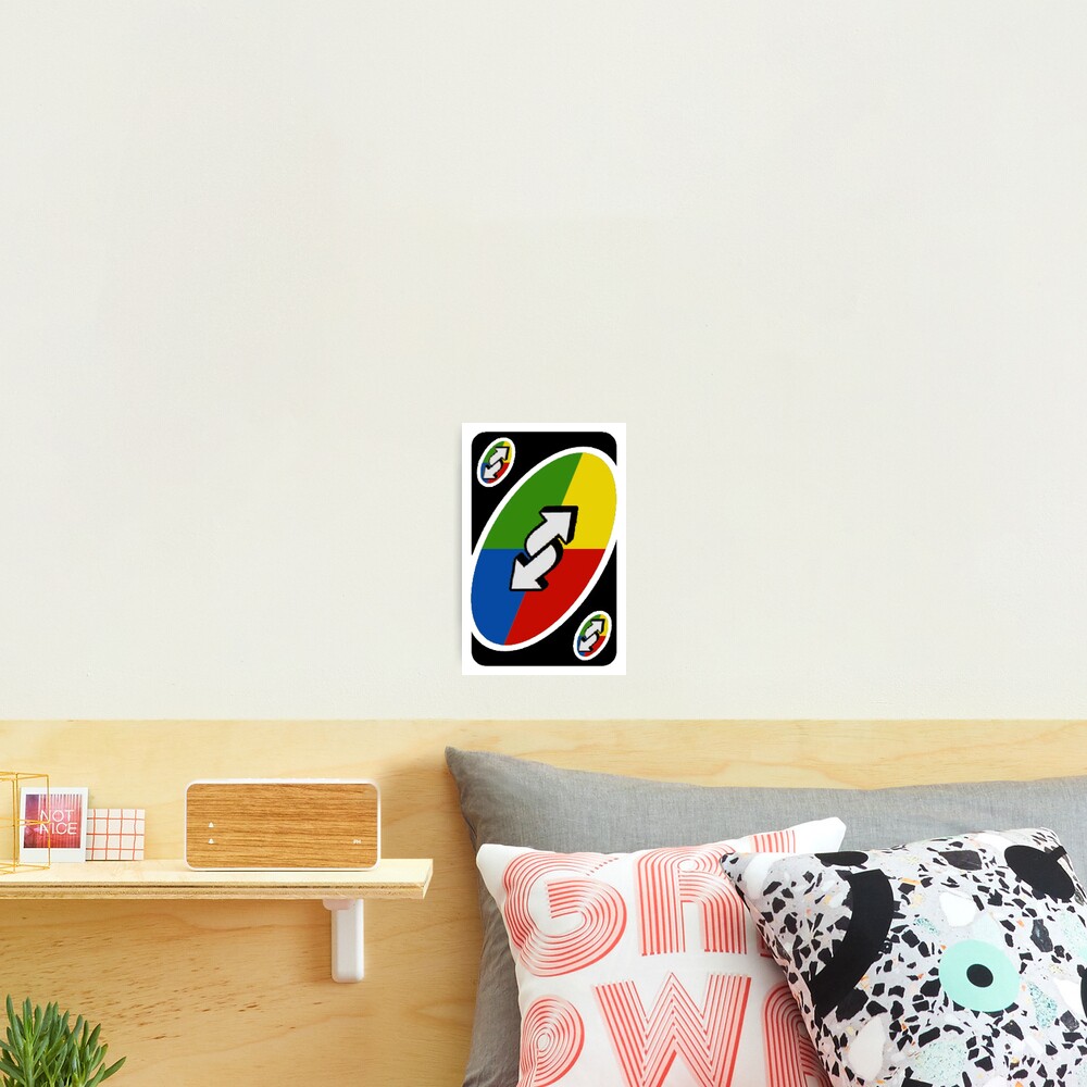 Uno Rainbow Reverse Card Photographic Print For Sale By Mrpollux Redbubble 5397