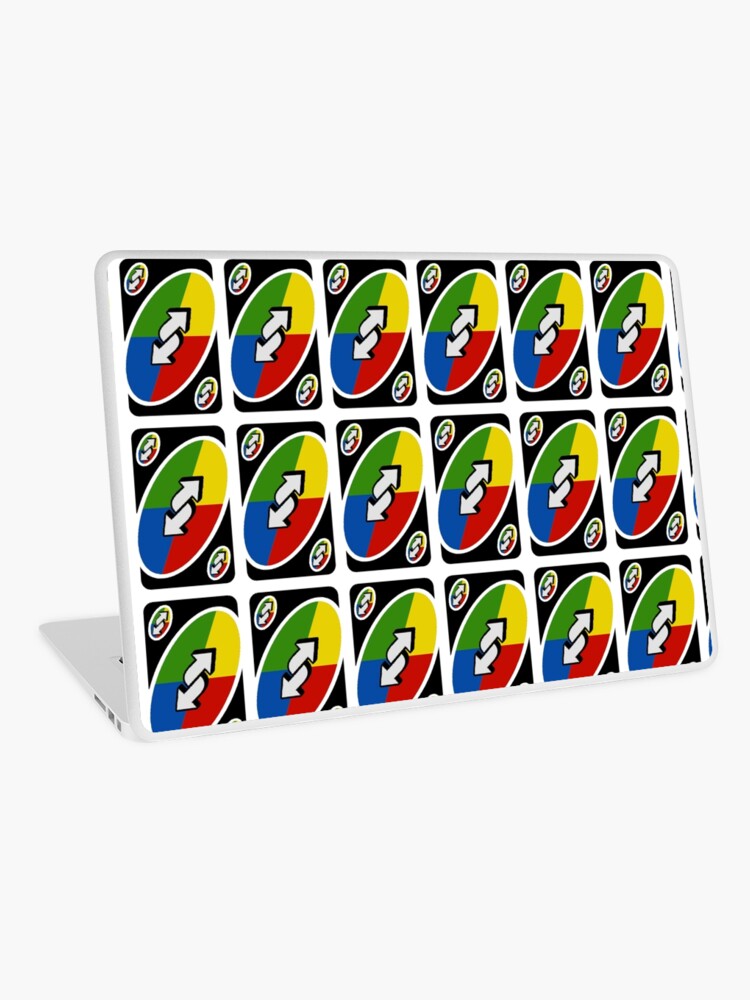 Uno Rainbow Reverse Card Laptop Skin for Sale by MrPollux