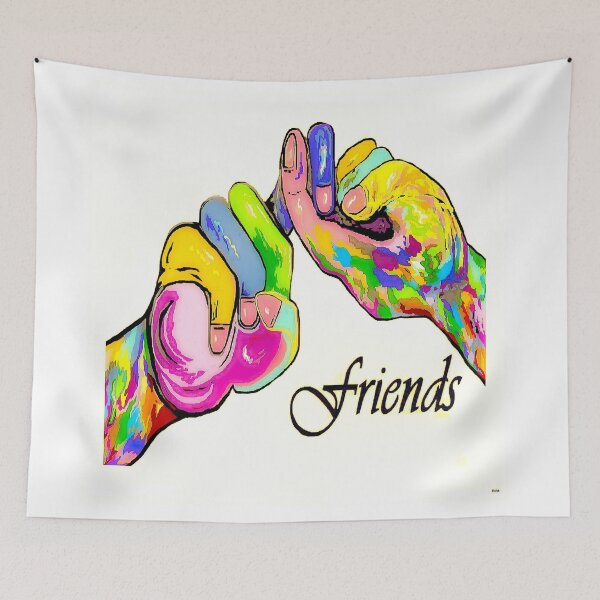Item preview, ASL Friend Bright Colors designed and sold by EloiseArt.