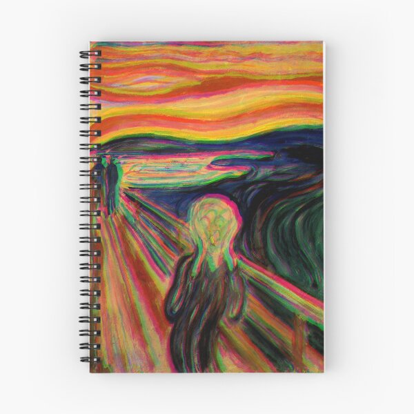 Item preview, The Scream by Edvard Munch | Psychedelic Version designed and sold by Dator.