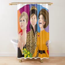 Babs fan Shower Curtain