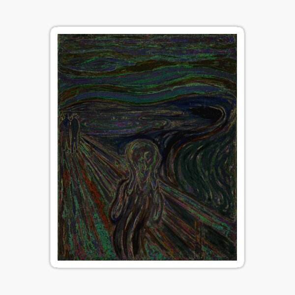 Item preview, The Scream - Edvard Munch | Disturbing Version  designed and sold by Dator.