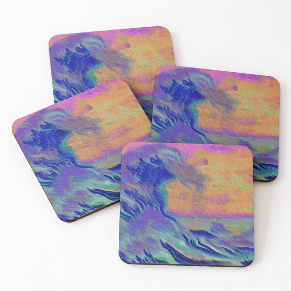 Item preview, Starry Wave off Kanagawa Oil Painting designed and sold by Dator.