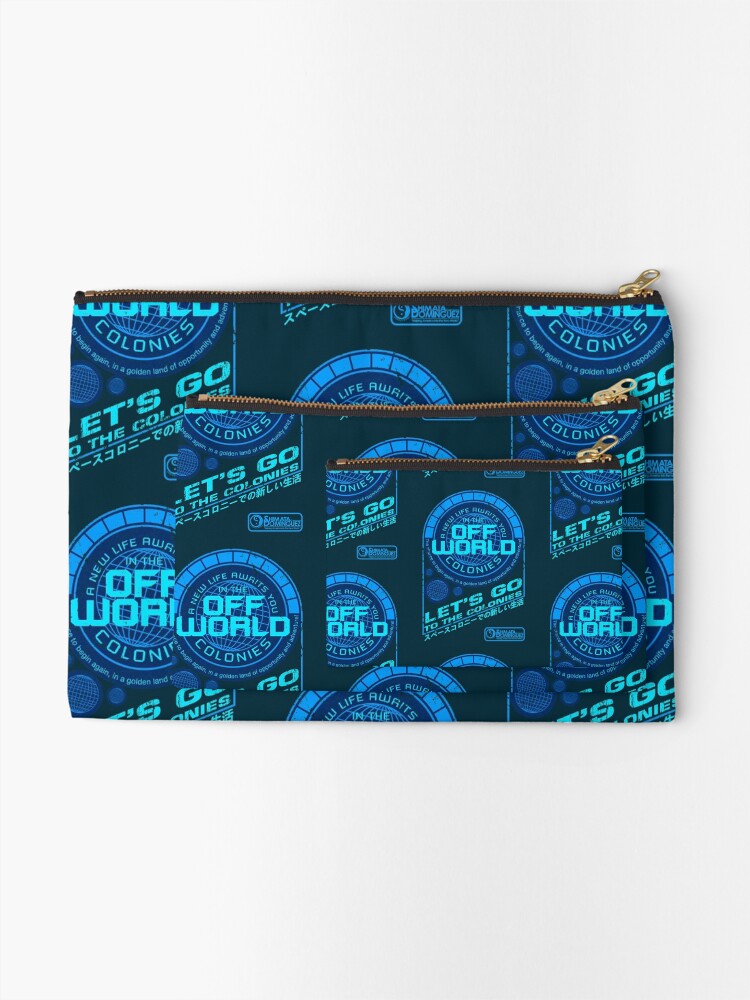 Thumbnail 2 of 4, Zipper Pouch, Off World designed and sold by synaptyx.