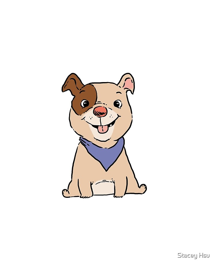 chubby pitbull puppy fat pitbull cute pittie cartoon pitbull puppy ipad case skin by nitesky13 redbubble