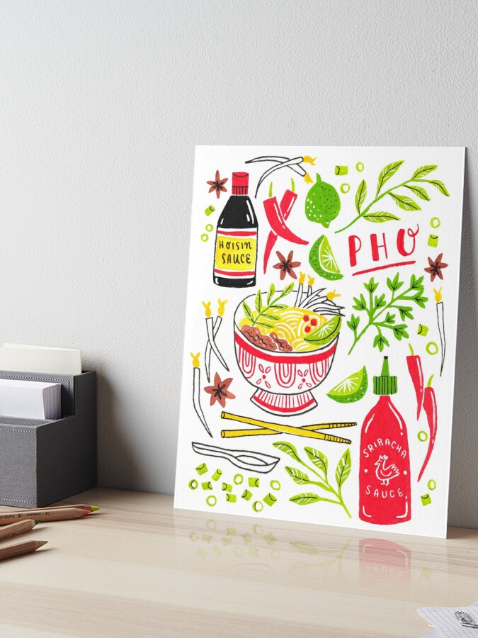 Vietnamese Pho Soup Sriracha Tote Bag for Sale by Van Huynh