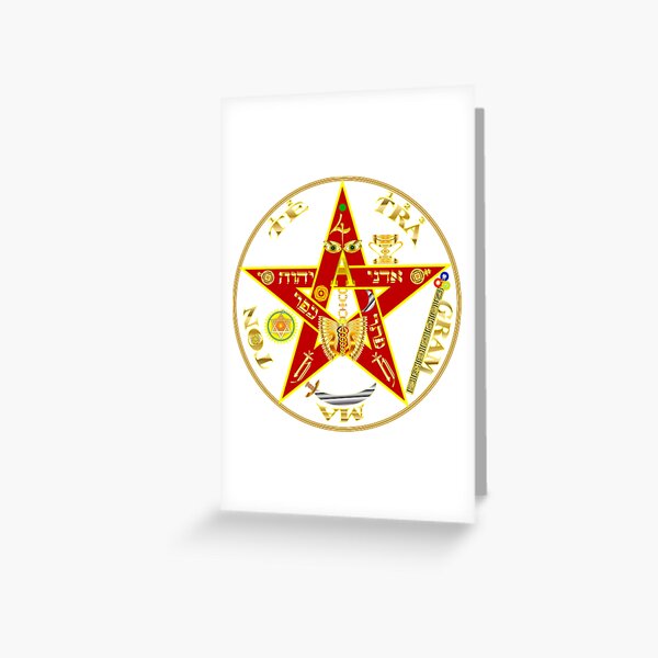 #PENTAGRAM #SYMBOL #PENTAGRAMSYMBOL #pentalpha pentangle star pentagon Greeting Card