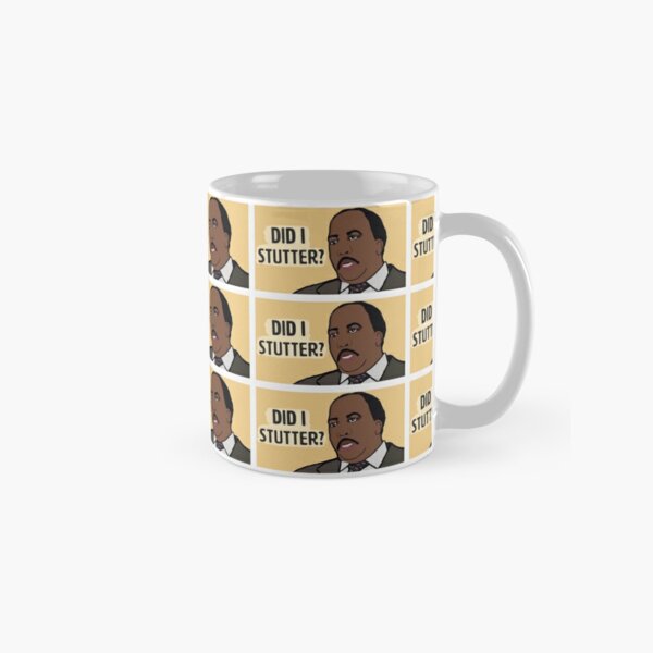 The Office 20 oz Coffee Mug Cup Did I Stutter Stanley