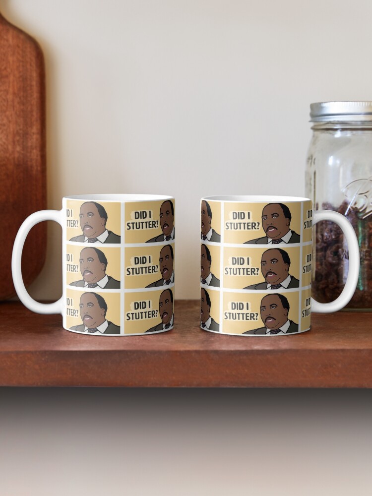 The Office 20 oz Coffee Mug Cup Did I Stutter Stanley