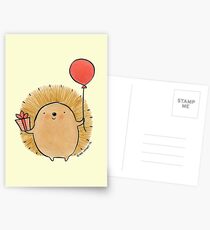 Happy Birthday Hedgehog Postcards