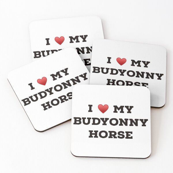Item preview, I Love My Budyonny Horse designed and sold by Yviemakes.