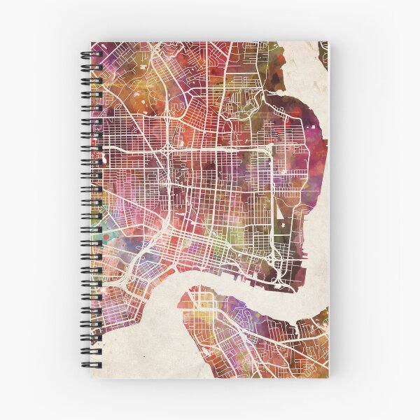 Item preview, Jacksonville map designed and sold by MapMapMaps.