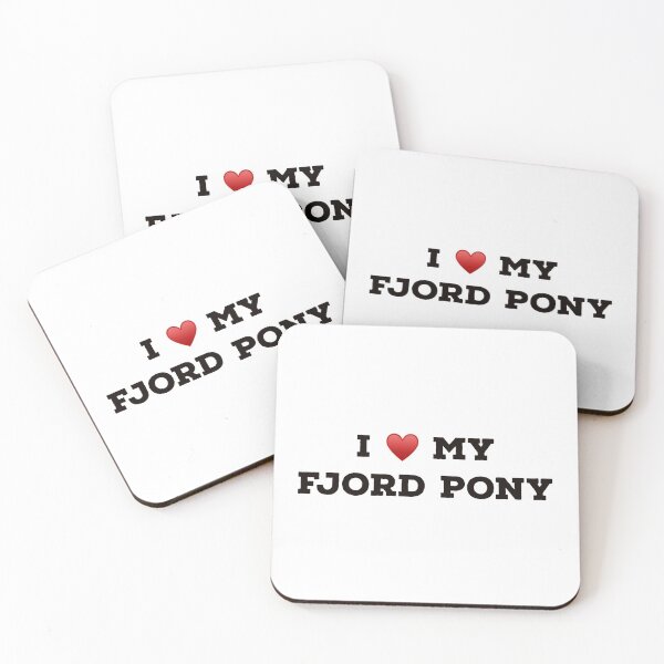 Item preview, I Love My Fjord Pony designed and sold by Yviemakes.