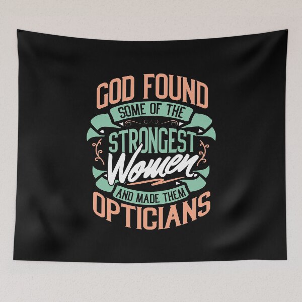 Item preview, Strong Woman Opticians Profession Gift Idea designed and sold by haselshirt.