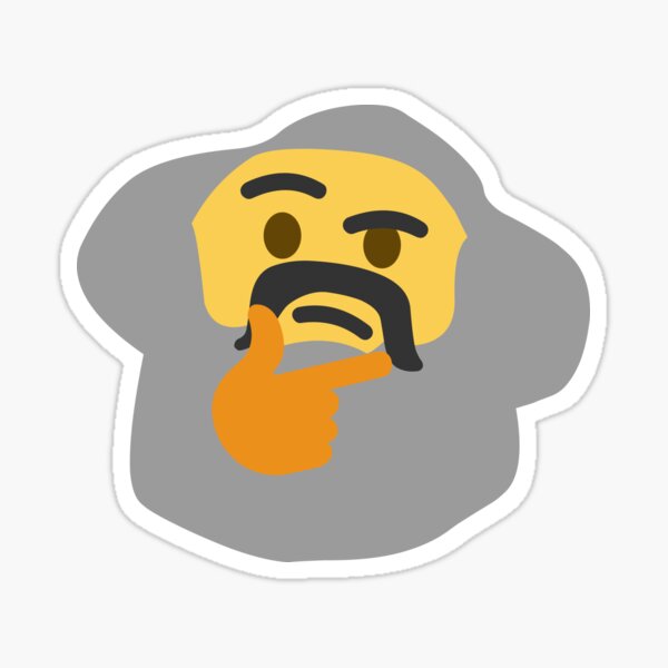 Artikel-Vorschau von Denkender Marx-Emoji, designt und verkauft von wklnd.