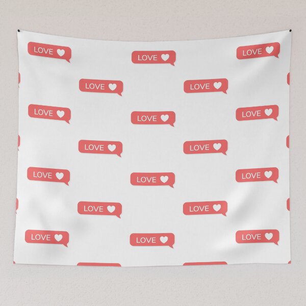 Item preview, Love Heart Message Emoji designed and sold by WilliamsonMedia.