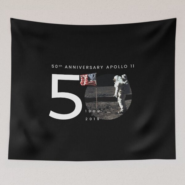 Item preview, First Man on the Moon 50th Anniversary Apollo 11 designed and sold by LarkDesigns.