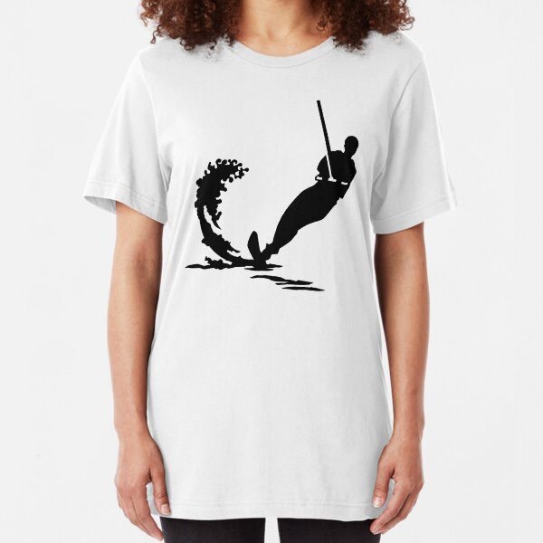 Water skiing Slim Fit T-Shirt