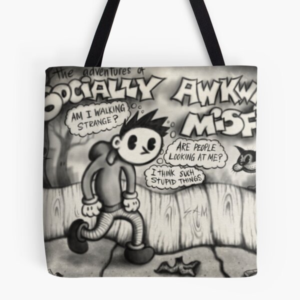 Item preview, The adventures of Socially Awkward Misfit designed and sold by Ross Hendrick.