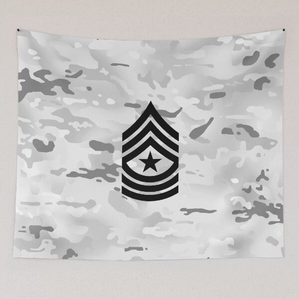 Item preview, Sergeant Major (Winter Camo) designed and sold by Jared Davies.