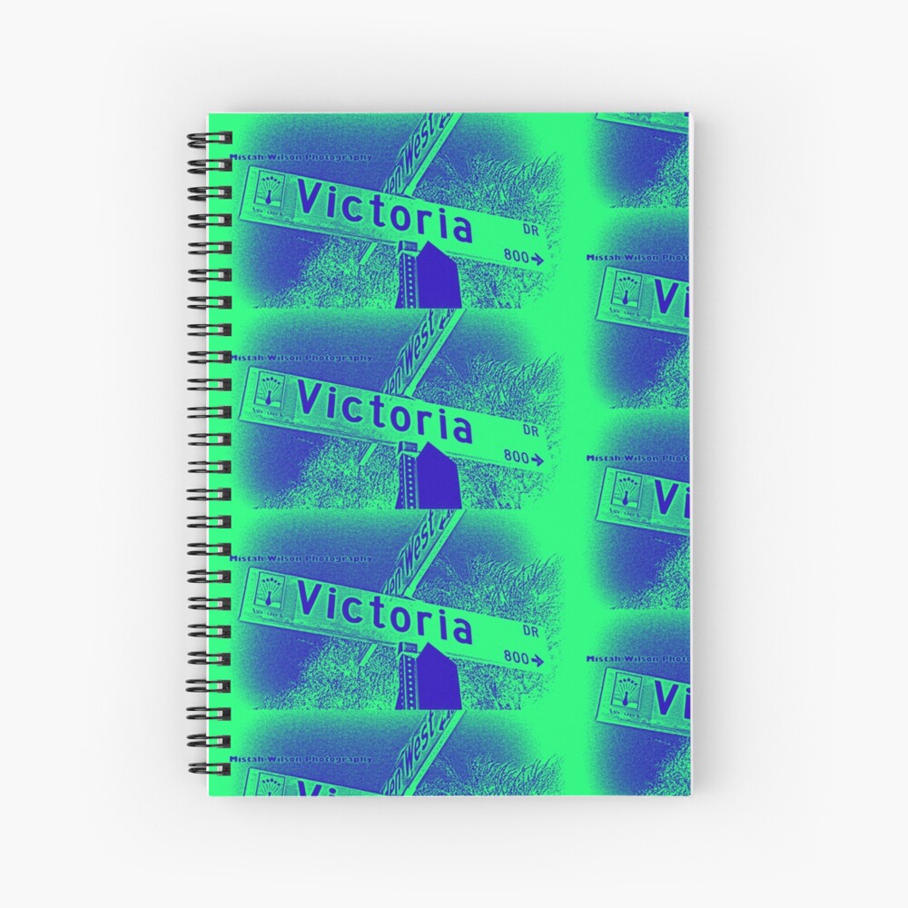 Victoria Drive, Arcadia, CA by MWP Spiral Notebook