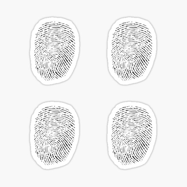 Artikel-Vorschau von Fingerabdruck-Aufkleberpaket, designt und verkauft von tristahx.