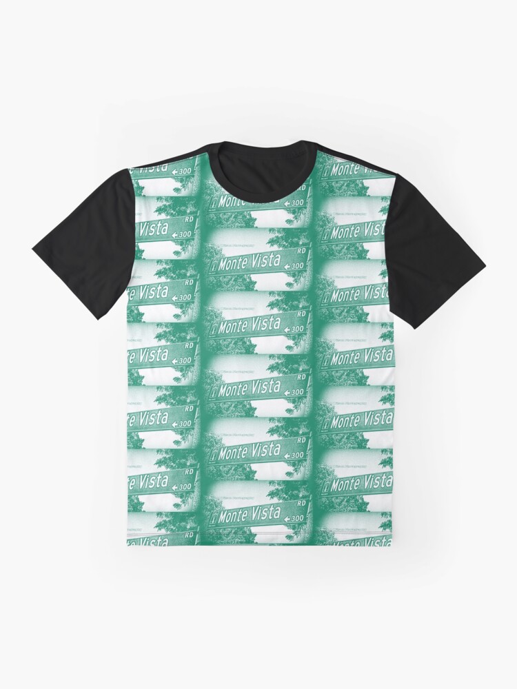Alternate view of Monte Vista Road, Arcadia, CA by MWP Graphic T-Shirt