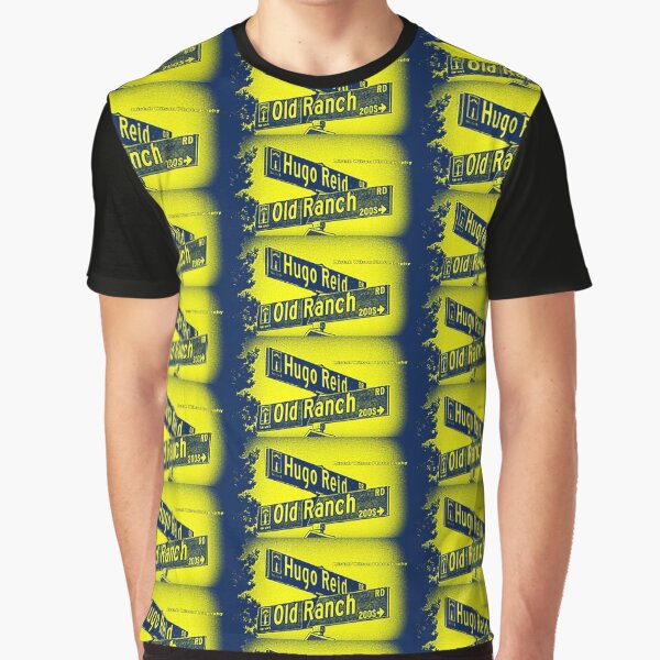 Hugo Reid Drive & Old Ranch Road, Arcadia, CA by MWP Graphic T-Shirt