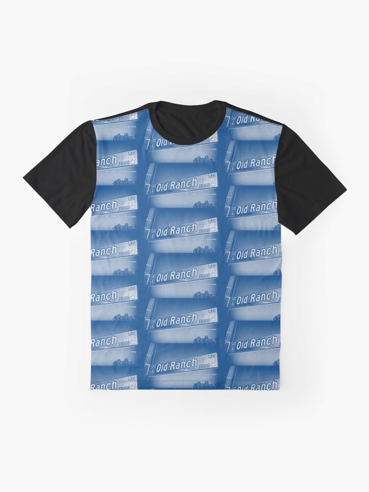 Alternate view of Old Ranch Road, Arcadia, CA by MWP Graphic T-Shirt