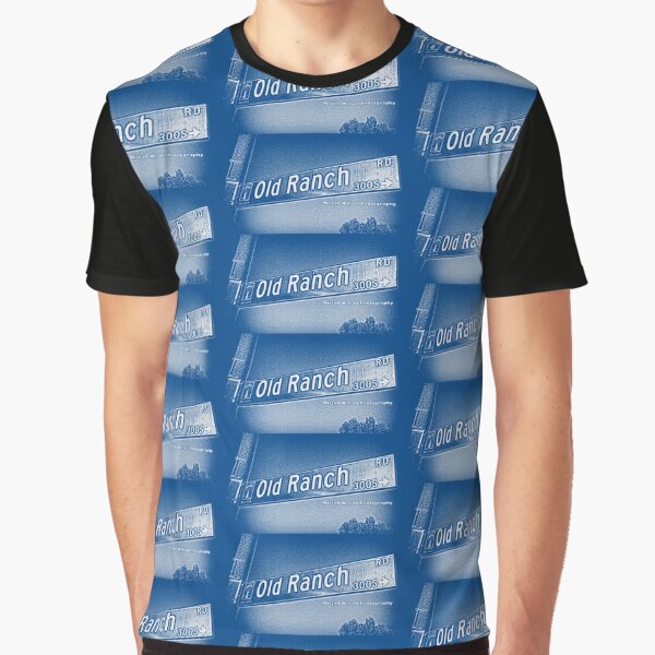 Old Ranch Road, Arcadia, CA by MWP Graphic T-Shirt